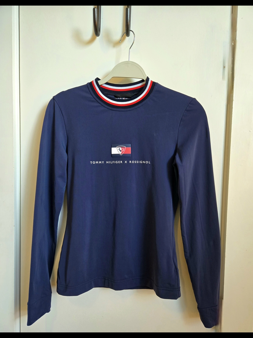 Tommy Hilfiger x Rossignol Navy Long Sleeve Ski Base Layer Top